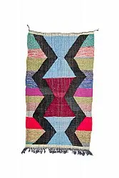 Marockansk Boucherouite-matta 135 x 240 cm