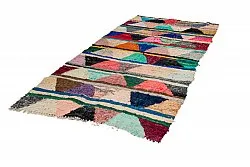 Tapis berbère marocain Boucherouite 135 x 270 cm