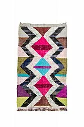 Marockansk Boucherouite-matta 135 x 230 cm