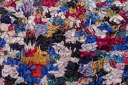 Marokkanischer Berber Teppich Boucherouite 370 x 145 cm