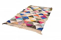 Marokkanischer Berber Teppich Boucherouite 135 x 230 cm