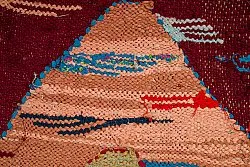 Marockansk Boucherouite-matta 160 x 295 cm