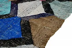 Tapis berbère marocain Boucherouite 135 x 230 cm