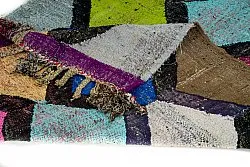 Tapis berbère marocain Boucherouite 135 x 230 cm