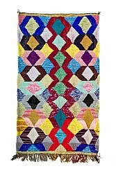 Marokkanischer Berber Teppich Boucherouite 150 x 255 cm