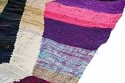 Tapis berbère marocain Boucherouite 135 x 255 cm