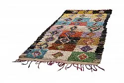 Marokkanischer Berber Teppich Boucherouite 260 x 135 cm