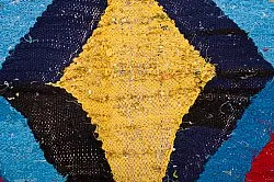 Marokkanischer Berber Teppich Boucherouite 140 x 275 cm