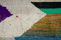 Marockansk Boucherouite-matta 130 x 230 cm