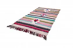 Marokkanischer Berber Teppich Boucherouite 145 x 295 cm