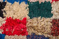 Marokkanischer Berber Teppich Boucherouite 280 x 155 cm