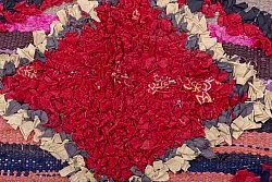Marokkanischer Berber Teppich Boucherouite 210 x 130 cm