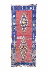 Tapis Marocain Berbère Boucherouite 260 x 105 cm