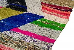 Marockansk Boucherouite-matta 135 x 250 cm