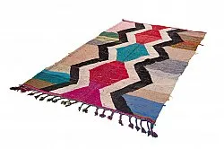Tapis berbère marocain Boucherouite 145 x 265 cm