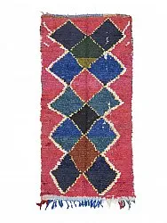 Marokkanischer Berber Teppich Boucherouite 250 x 120 cm