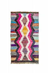 Marockansk Boucherouite-matta 150 x 255 cm