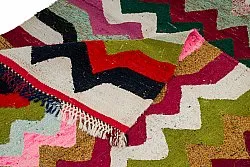 Tapis berbère marocain Boucherouite 120 x 235 cm