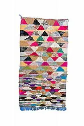 Marockansk Boucherouite-matta 150 x 255 cm