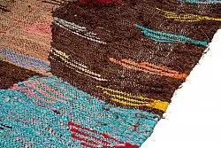 Tapis berbère marocain Boucherouite 135 x 265 cm