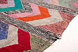 Tapis berbère marocain Boucherouite 150 x 275 cm