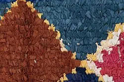 Tapis berbère marocain Boucherouite 250 x 120 cm