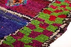 Marokkanischer Berber Teppich Boucherouite 145 x 305 cm