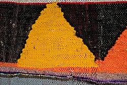 Tapis berbère marocain Boucherouite 135 x 270 cm