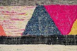 Marockansk Boucherouite-matta 145 x 260 cm