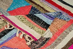 Marockansk Boucherouite-matta 145 x 260 cm