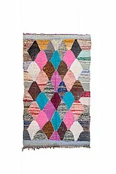 Marockansk Boucherouite-matta 125 x 225 cm