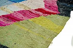 Tapis berbère marocain Boucherouite 125 x 240 cm