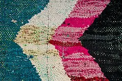 Tapis berbère marocain Boucherouite 125 x 240 cm