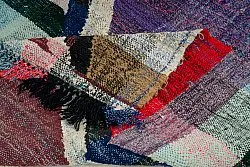 Tapis berbère marocain Boucherouite 125 x 210 cm