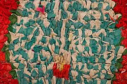 Marokkanischer Berber Teppich Boucherouite 290 x 150 cm