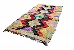 Marockansk Boucherouite-matta 150 x 300 cm