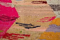 Tapis berbère marocain Boucherouite 140 x 250 cm