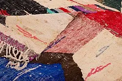 Marokkanischer Berber Teppich Boucherouite 125 x 240 cm