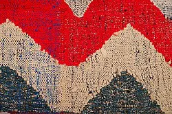 Marokkanischer Berber Teppich Boucherouite 150 x 285 cm