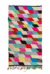 Marokkanischer Berber Teppich Boucherouite 155 x 280 cm