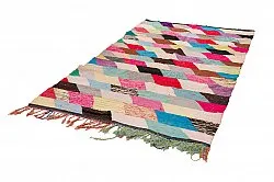 Tapis berbère marocain Boucherouite 155 x 280 cm