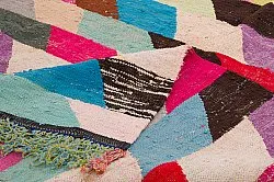 Tapis berbère marocain Boucherouite 155 x 280 cm