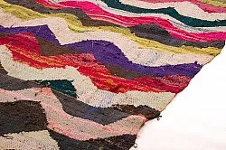 Marokkanischer Berber Teppich Boucherouite 140 x 295 cm
