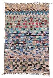 Tapis Marocain Berbère Boucherouite 205 x 130 cm
