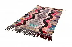 Tapis berbère marocain Boucherouite 150 x 260 cm