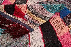 Tapis berbère marocain Boucherouite 150 x 260 cm