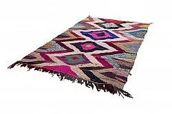 Marokkanischer Berber Teppich Boucherouite 165 x 270 cm