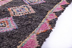 Marokkanische Berber Teppich Boucherouite 355 x 125 cm