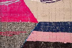 Marokkanischer Berber Teppich Boucherouite 125 x 260 cm