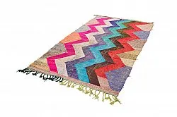 Tapis berbère marocain Boucherouite 135 x 265 cm